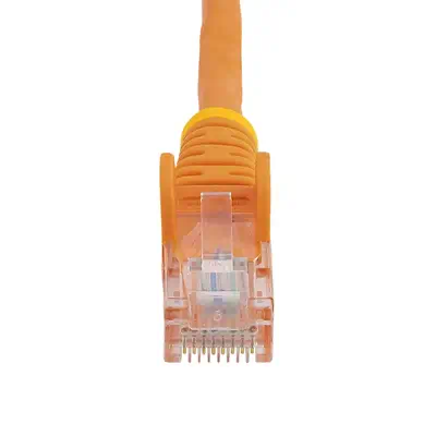 StarTech Câble réseau Cat5e sans crochet de 50 cm - Orange - Câble RJ et Fibre optique - visuel 4