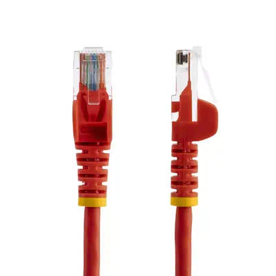 StarTech Câble réseau Cat5e sans crochet de 50 cm - Rouge - Câble RJ et Fibre optique - visuel 2