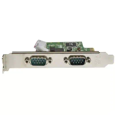 Carte PCI Express à 2 ports série DB9 RS232 - Adaptateur PCIe série avec UART 16C1050 - StarTech - Carte Réseau - visuel 4