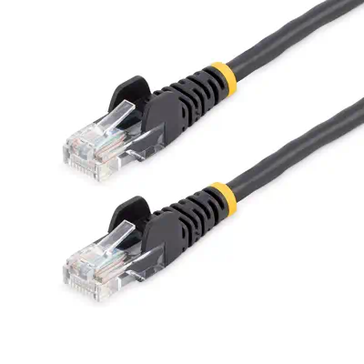 StarTech Câble réseau Cat5e sans crochet de 7 m - Noir - Câble RJ et Fibre optique - visuel 1