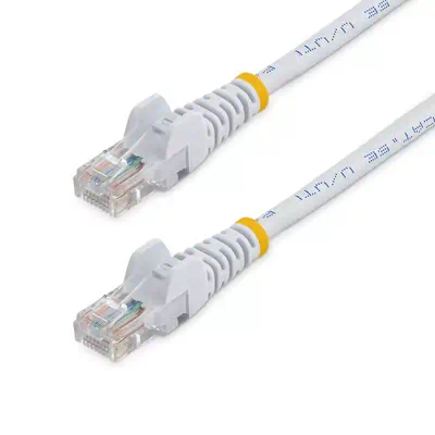 StarTech Câble réseau Cat5e sans crochet de 10 m - Blanc - Câble RJ et Fibre optique - visuel 1