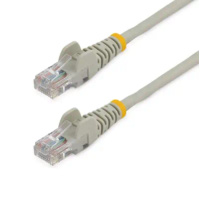 StarTech Câble réseau Cat5e sans crochet de 10 m - Gris - Câble RJ et Fibre optique - visuel 1
