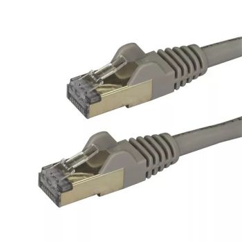 Achat StarTech.com Câble réseau Cat6a STP blindé sans crochet de 3 m - Gris au meilleur prix