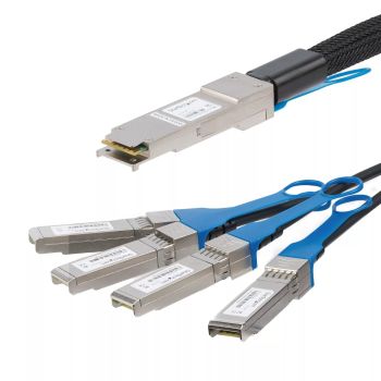 Achat StarTech.com Câble QSFP+ vers 4x SFP+ à connexion directe conforme à MSA - Cordon DAC Twinax de 2 m au meilleur prix