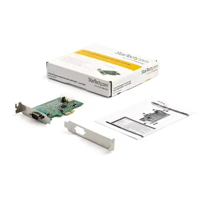 Carte Adaptateur Série RS232 PCI Express à 1 port - Carte Contrôleur Hôte Série PCIe RS232 - PCIe ve - StarTech - Carte Réseau - visuel 6
