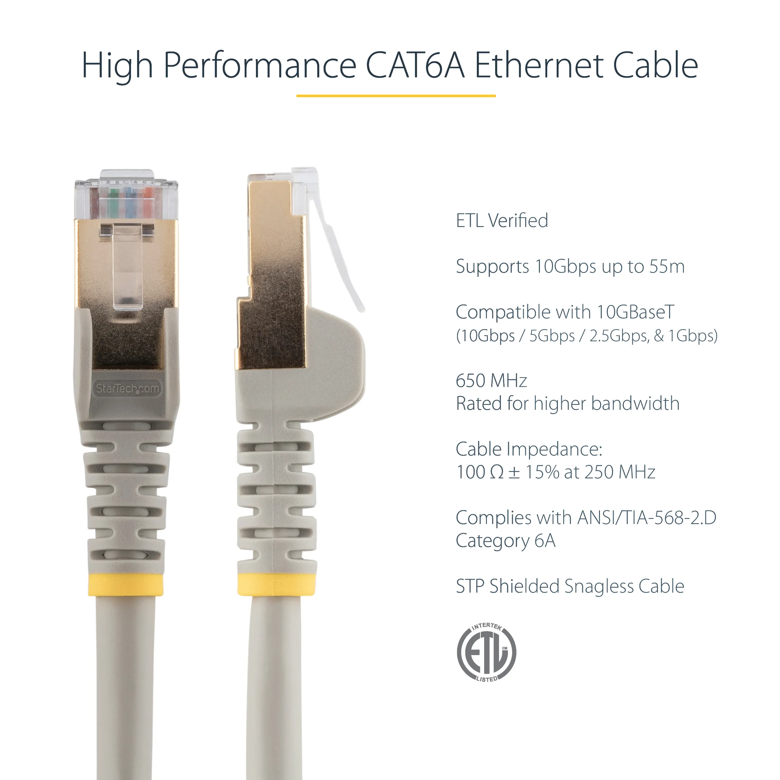 Vente StarTech.com Câble réseau Ethernet RJ45 Cat6 de 7 StarTech.com au meilleur prix - visuel 8