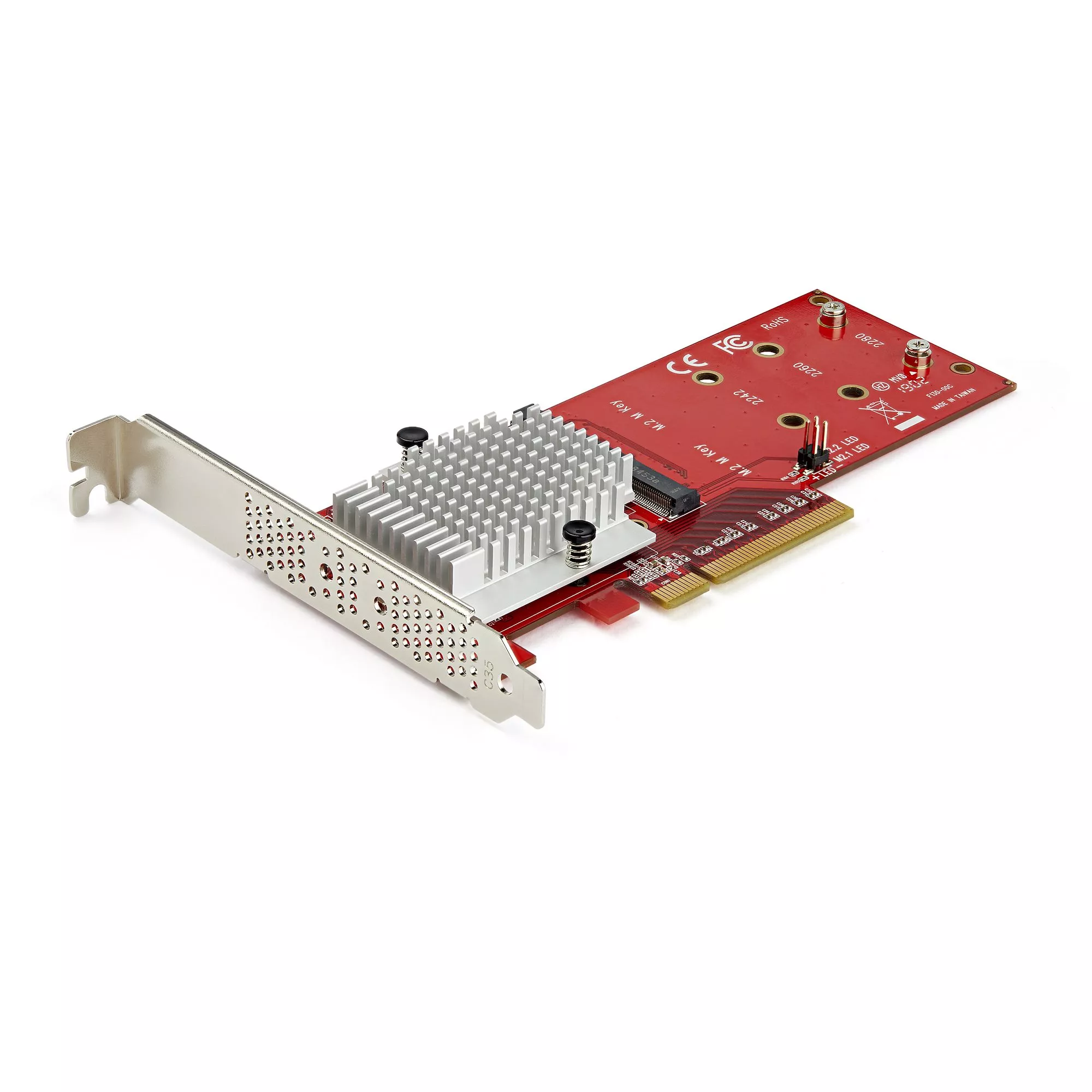 Revendeur officiel Carte Réseau StarTech.com Adaptateur PCIe 3.0 x8 vers double SSD M.2