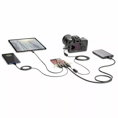 StarTech Carte PCI Express USB 4 Ports - Carte d'Extension - Carte Réseau - visuel 6