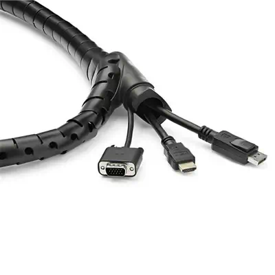StarTech Gaine spirale range-câble Noir - 2,5 m - Diamètre de - Accessoire Câble - visuel 5