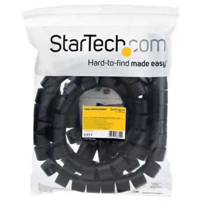 StarTech.com Gaine spirale range-câble Noir - 2,5 m 
