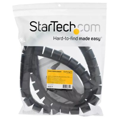 StarTech.com Gaine spirale range-câble Noir - 1,5 m 