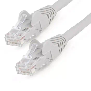 Vente Câble RJ et Fibre optique StarTech.com Câble Ethernet CAT6 10m - LSZH (Low Smoke Zero Halogen) - 10 Gigabit 650MHz 100W PoE RJ45 10GbE UTP Cordon de raccordement réseau sans accroc avec décharge de traction - Gris, CAT 6, vérifié ETL, 24AWG