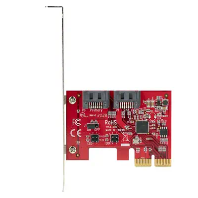 Carte PCI Express SATA 2 ports - Carte Contrôleur PCIe SATA - 6Gbps - ASM1166 SATA-Raid - Convertiss - StarTech - Station d'accueil pour portable - visuel 6