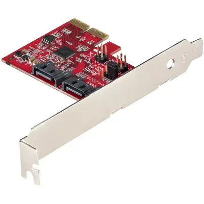 Carte PCI Express SATA 2 ports - Carte Contrôleur PCIe SATA - 6Gbps - ASM1166 SATA-Raid - Convertiss - StarTech - Station d'accueil pour portable - visuel 2