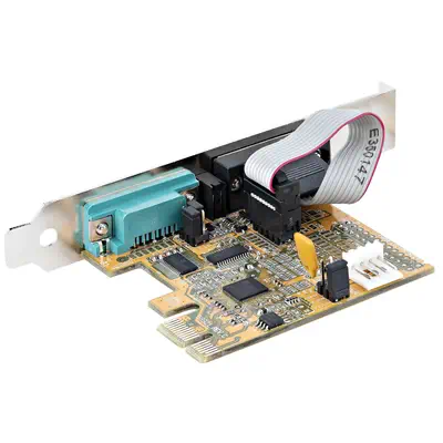Carte Série PCI Express à 2 ports - Carte d'Extension Série PCIe vers RS232 (DB9) - Adaptateur PCIe  - StarTech - Carte Réseau - visuel 2