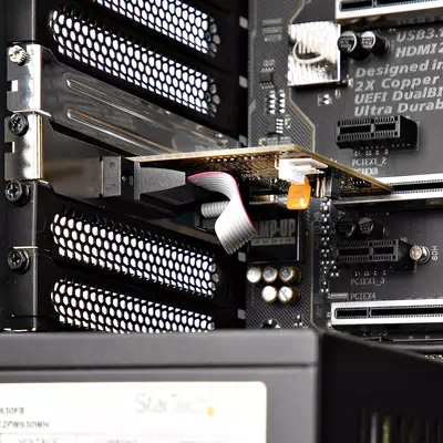 Carte Série PCI Express à 2 ports - Carte d'Extension Série PCIe vers RS232 (DB9) - Adaptateur PCIe  - StarTech - Carte Réseau - visuel 9