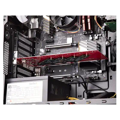 StarTech.com QUAD-M2-PCIE-CARD-B carte et adaptateur d'interfaces Interne M.2 - Carte Réseau - visuel 9