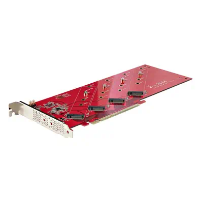 StarTech.com QUAD-M2-PCIE-CARD-B carte et adaptateur d'interfaces Interne M.2 - Carte Réseau - visuel 1