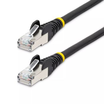 Achat StarTech.com Câble Ethernet CAT6a 1,5m - Low Smoke Zero Halogen (LSZH) - 10 Gigabit 500MHz 100W PoE RJ45 S/FTP Cordon de Raccordement Réseau Snagless Noir avec Décharge de Tension au meilleur prix