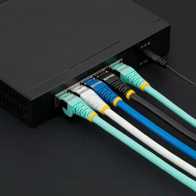 StarTech Câble Ethernet CAT6a 2m - Low Smoke Zero - Câble RJ et Fibre optique - visuel 5