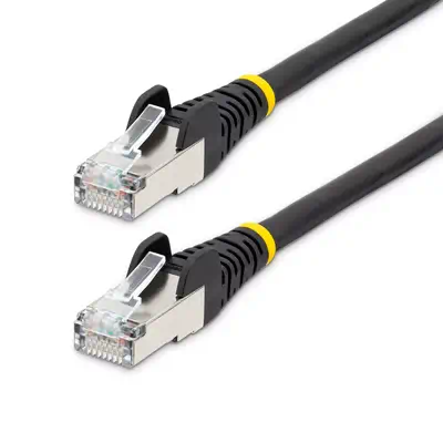 StarTech Câble Ethernet CAT6a 2m - Low Smoke Zero - Câble RJ et Fibre optique - visuel 1