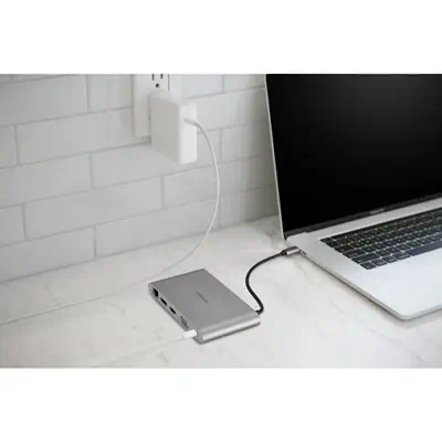 UH1440P Station d’accueil mobile USB-C 5 Gbits/s sans pilote avec double sortie vidéo – DP/HDMI/VGA - Kensington - Station d'accueil pour portable - visuel 3