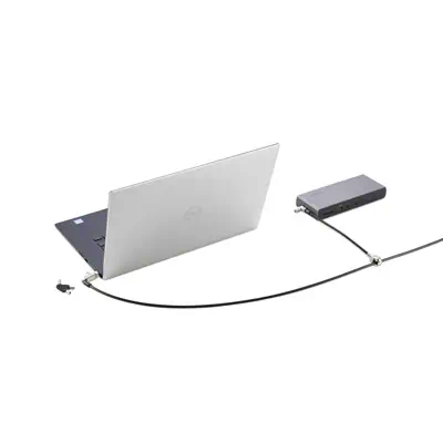 Câble de sécurité N17 2.0 à deux verrous à clé pour encoches Wedge - Kensington - Autre Accessoire pour portable - visuel 10