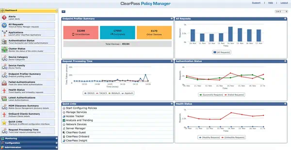 Licence d’utilisation électronique Aruba Networking ClearPass pour nouvelle licence 2 500 terminaux  - HP - Service et Support - visuel 1
