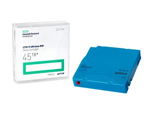 HPE Q2079AN support de stockage de secours Bande de données vierge 45 To LTO 1,26 cm - Cartouche LTO - visuel 1