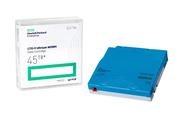 HPE LTO-9 Ultrium 45TB WORM Data Cartridge - Cartouche LTO - visuel 1