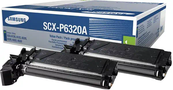 Vente Toner SAMSUNG SCX-P6320A/ELS 2-pack Black Toner Cartridge