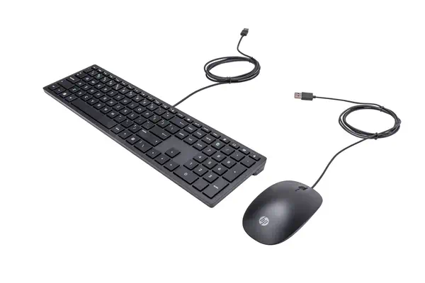 Clavier et souris filaires HP Pavilion 400 HP - visuel 1 - hello RSE - Trois zones. Une efficacité garantie.