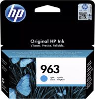 Revendeur officiel HP 963 Cartouche d'encre cyan authentique
