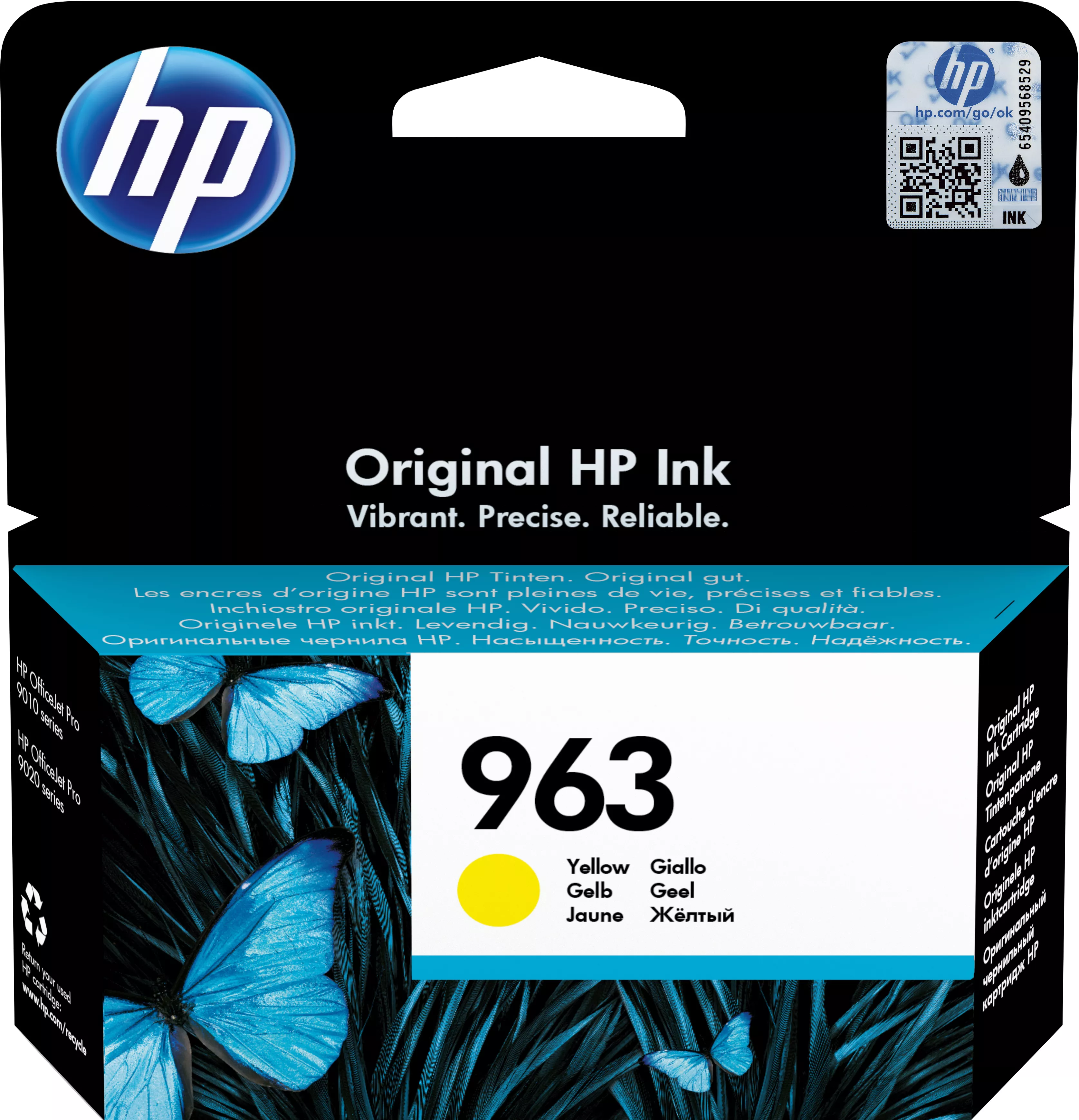 Achat HP 963 Yellow Original Ink Cartridge - 0192545866439