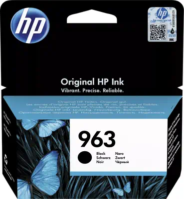 Revendeur officiel Cartouches d'encre HP 963 Black Original Ink Cartridge