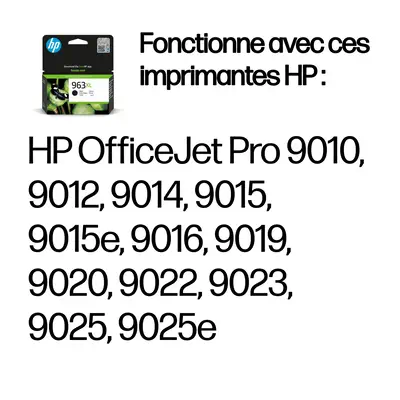 963XL Cartouche d'encre noire authentique, grande capacité - HP - Cartouches d'encre - visuel 2