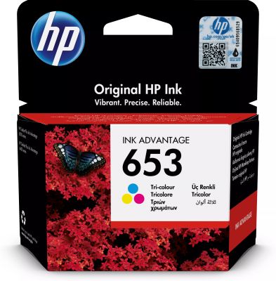Cartouche d’encre Ink Advantage trois couleurs HP 653 HP - visuel 2 - hello RSE