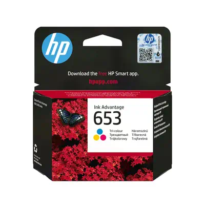 Cartouche d’encre Ink Advantage trois couleurs HP 653 authentique - Cartouches d'encre - visuel 1