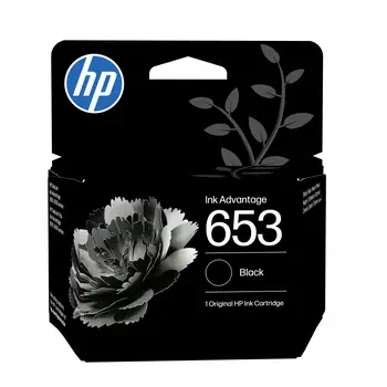 Cartouche d’encre Ink Advantage noire HP653 authentique livraison rapide