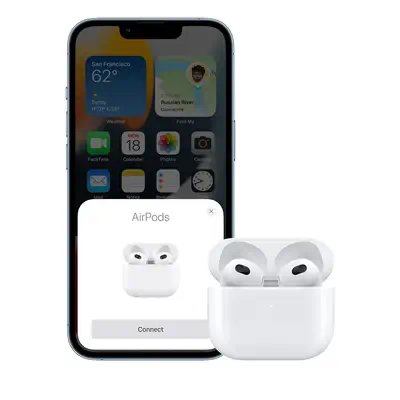 AirPods (3ᵉ génération) avec Boîtier de charge Lightning - Apple - Casque Micro - visuel 5