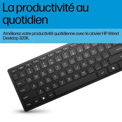 Clavier HP Wired Desktop 320K - visuel 3