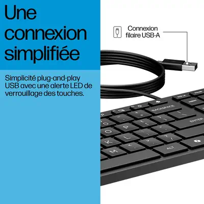 Clavier HP Wired Desktop 320K - visuel 6