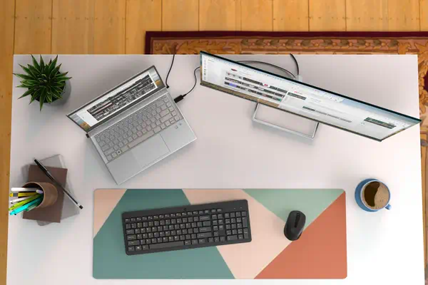 Ensemble combiné clavier et souris sans fil HP HP - visuel 1 - hello RSE - Belle et confortable
