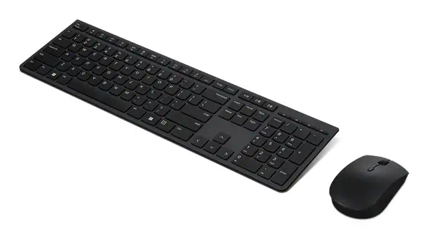 Lenovo 4X31K03968 clavier Souris incluse Bureau RF sans fil + Bluetooth Français Gris - Pack Clavier, souris - visuel 6