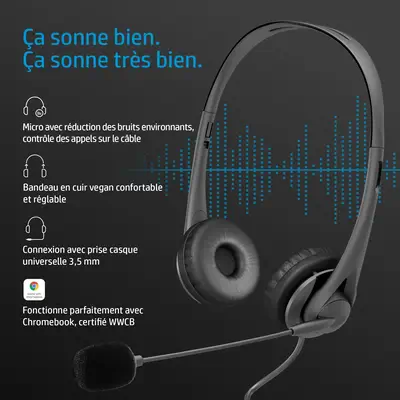 Casque stéréo HP 3,5mm G2 - Casque Micro - visuel 6