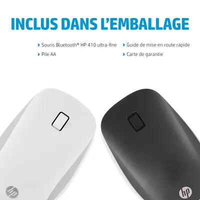 HP 410 Souris Bluetooth ultra-plate blanche - visuel 9