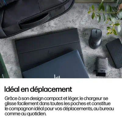 Chargeur pour ordinateur portable HP USB-C 65 W - Chargeur et alimentation - visuel 6