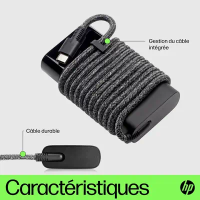 Chargeur pour ordinateur portable HP USB-C 65 W - Chargeur et alimentation - visuel 10