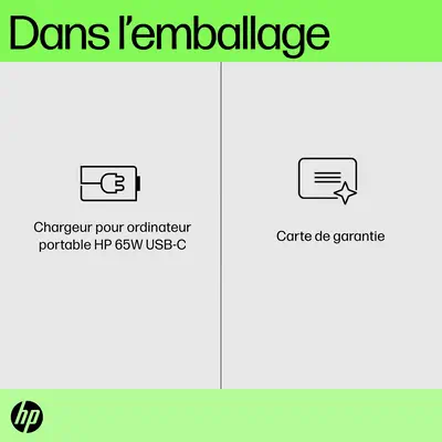 Chargeur pour ordinateur portable HP USB-C 65 W - Chargeur et alimentation - visuel 2