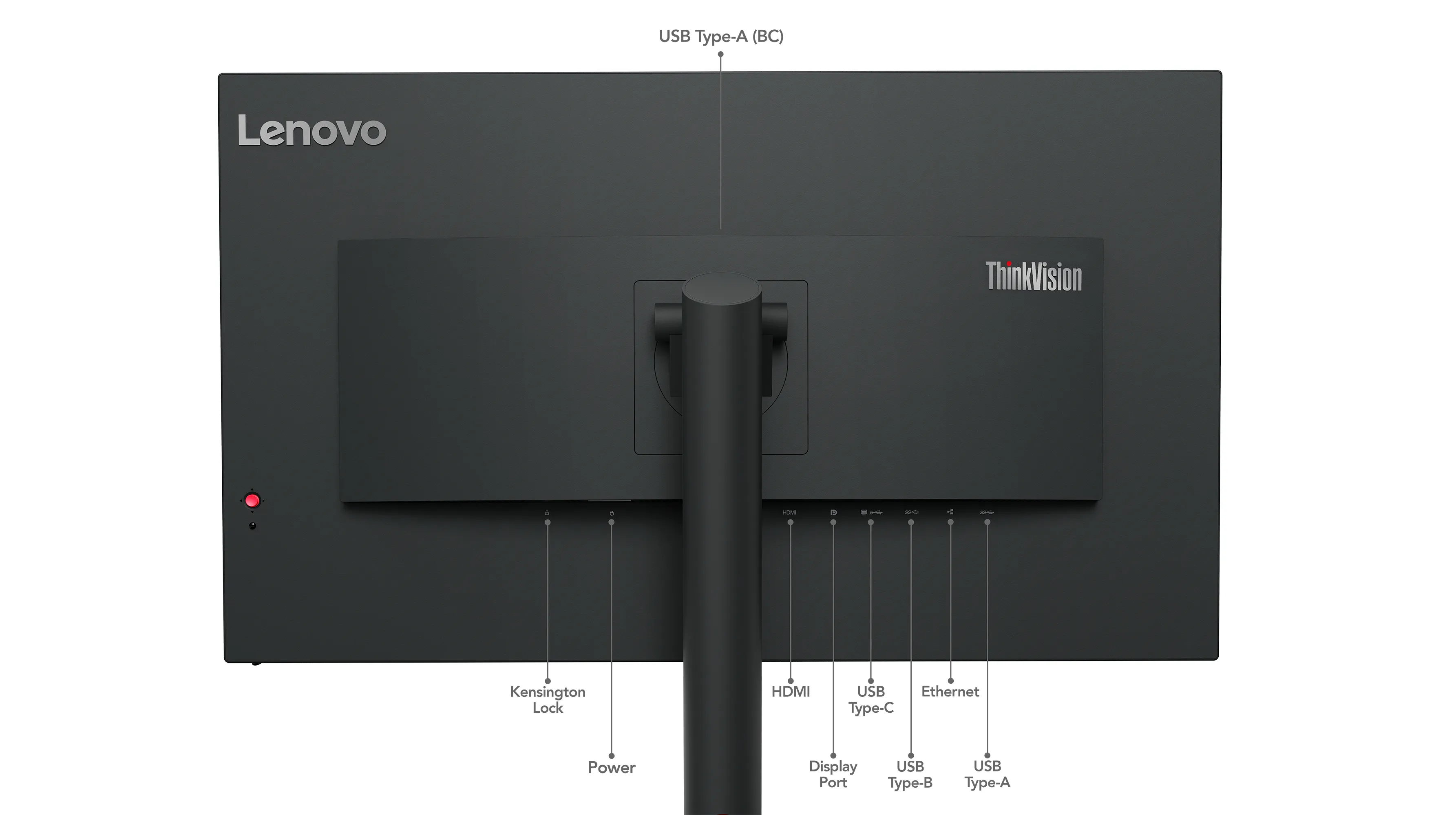 Lenovo ThinkVision T32p-30 LED display 80 cm (31.5") 3840 x 2160 pixels 4K Ultra HD Noir - Ecran Ordinateur - visuel 10